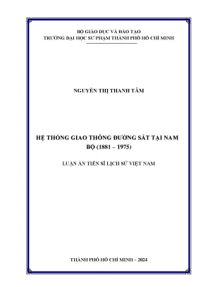 Luận án tiến sĩ tại Đại học Sư phạm TP.HCM