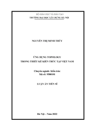 Ứng Dụng Topology Trong Thiết Kế Kiến Trúc Tại Việt Nam: 
