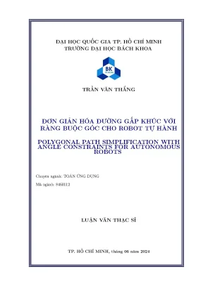 Đơn giản hóa đường gấp khúc cho robot tự hành với ràng