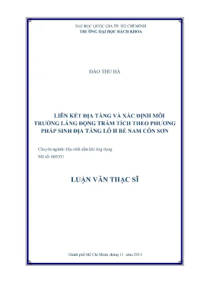 Nghiên cứu ứng dụng địa tầng trong xác định môi trường 