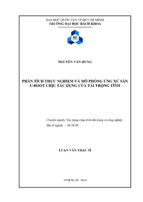 Phân Tích và Mô Phỏng Ứng Xử Sàn Uboot Dưới Tải Trọng Tĩnh