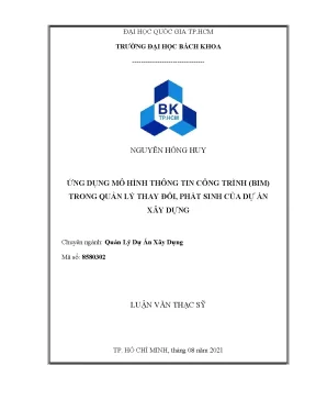 Ứng dụng BIM trong quản lý thay đổi dự án xây dựng