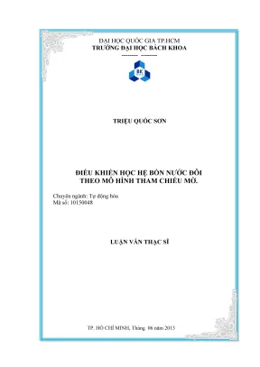 Nghiên cứu hệ bồn nước đôi bằng mô hình tham chiếu mờ 