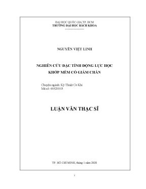 Nghiên cứu động lực học khớp mềm có giảm chấn trong kỹ