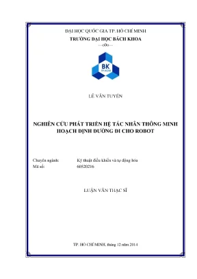 Nghiên cứu hệ tác nhân thông minh cho robot trong kỹ