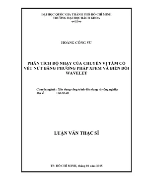 Phân Tích Độ Nhạy Chuyển Vị Tấm Có Vết Nứt Bằng Phương 