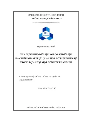 Hệ thống thông tin quản lý kho dữ liệu nhân sự trong dự