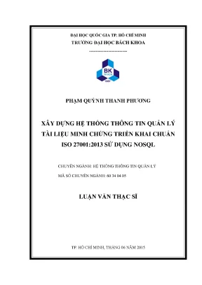 Xây Dựng Hệ Thống Thông Tin Quản Lý Tài Liệu Chuẩn ISO
