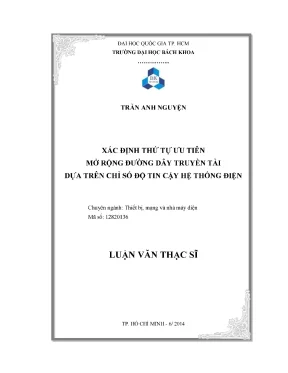 Mở Rộng Đường Dây Truyền Tải Dựa Trên Độ Tin Cậy Hệ