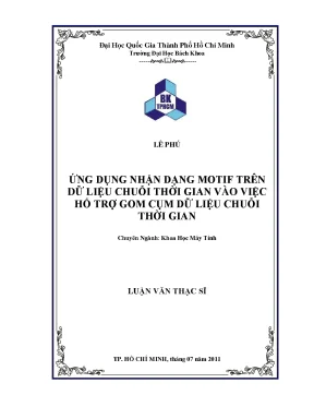 Nhận dạng motif trong chuỗi thời gian để gom cụm dữ liệu