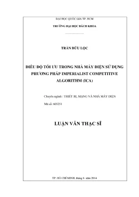 Tối ưu hóa thiết bị mạng và điều độ nhà máy điện bằng