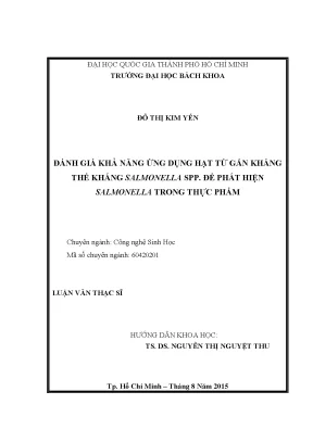 Nghiên cứu ứng dụng hạt từ gắn kháng thể phát hiện