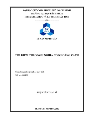 Nghiên cứu tìm kiếm ngữ nghĩa trong khoa học máy tính