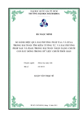 So sánh hiệu quả PAA và EPA trong tìm kiếm tương tự và