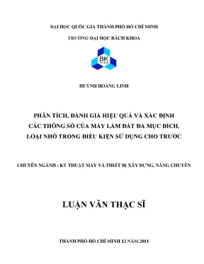 Phân Tích Hiệu Quả Máy Làm Đất Đa Mục Đích Nhỏ Trong Xây 