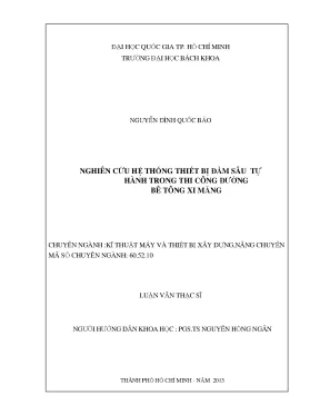 Nghiên cứu thiết bị đầm sâu tự hành trong thi công đường 