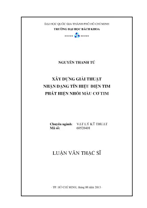 Giải thuật nhận dạng tín hiệu điện tim trong phát hiện