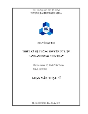 Thiết kế hệ thống truyền dữ liệu bằng ánh sáng nhìn thấy