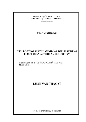 Tối ưu công suất phản kháng trong nhà máy điện bằng