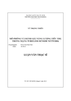 Mô phỏng và đánh giá năng lượng trong mạng cảm biến