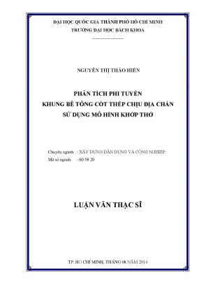 Phân Tích Khung Bê Tông Cốt Thép Chịu Địa Chấn Bằng Mô 