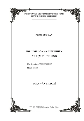 Mô Hình Hóa và Điều Khiển Xe Đệm Từ Trường trong Kỹ 