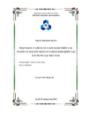 Giải pháp giảm thiểu khiếu nại xây dựng tại Việt Nam