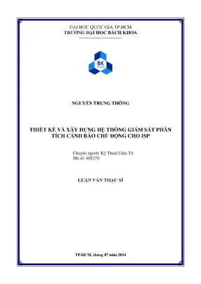 Hệ thống giám sát và phân tích cảnh báo cho ISP trong kỹ