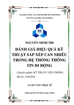 Đánh giá hiệu quả kỹ thuật sắp xếp can nhiễu trong hệ