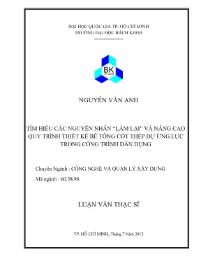 Nâng cao quy trình thiết kế bê tông cốt thép dự ứng lực 