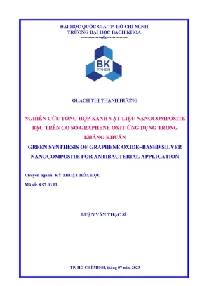 Nghiên cứu vật liệu nanocomposite bạc từ graphene oxit