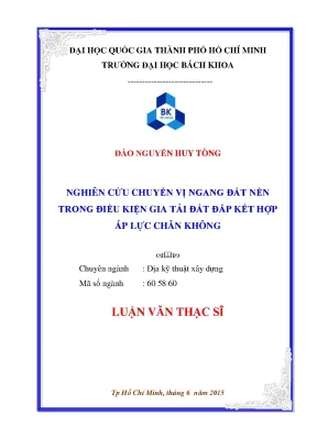 Nghiên cứu chuyển vị ngang đất nền trong địa kỹ thuật