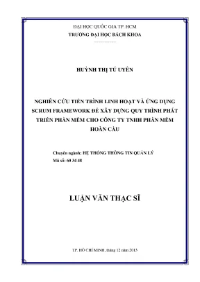 Nghiên cứu ứng dụng Scrum trong phát triển phần mềm cho 