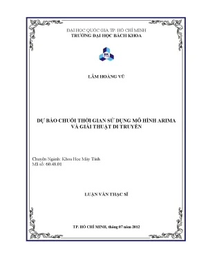 Dự báo chuỗi thời gian bằng mô hình ARIMA và giải thuật