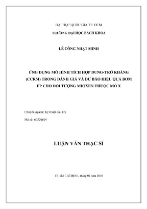 Đánh giá hiệu quả bơm ép trong mỏ dầu khí mioxen bằng mô 