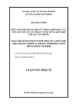 Phân Tích Độ Lún Nền Đất Yếu Trong Xây Dựng Địa Kỹ Thuật