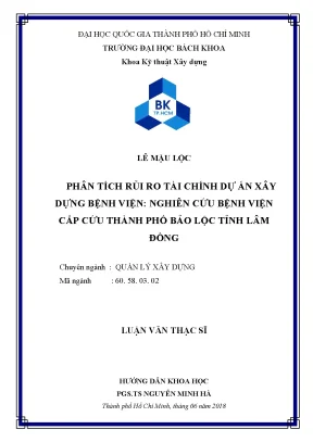 Phân Tích Rủi Ro Tài Chính Dự Án Xây Dựng Bệnh Viện Cấp