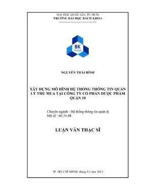 Mô Hình Hệ Thống Thông Tin Quản Lý Mua Bán Tại Công Ty 
