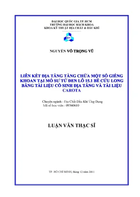 Nghiên cứu địa chất dầu khí tại mỏ Sư Tử Đen: Liên kết 