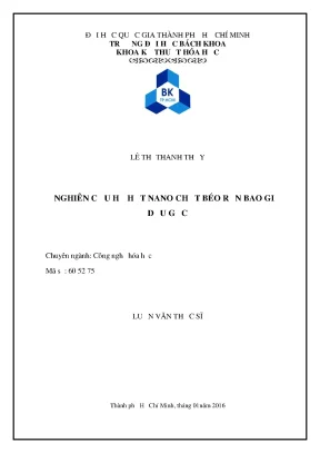 Nghiên cứu hệ hạt nano chất béo rắn giữ dầu gấc trong