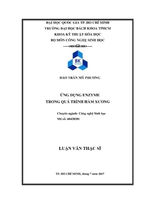 Ứng dụng enzyme trong hầm xương: Nghiên cứu thạc sĩ công