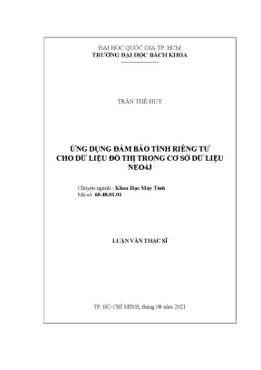 Bảo mật dữ liệu đồ thị trong Neo4j: Luận văn thạc sĩ