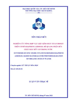 Nghiên cứu vật liệu kẽm oxit-titan dioxit trên graphene