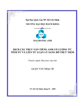 Nghiên cứu dịch cây truy vấn tiếng Anh sang đồ thị ý