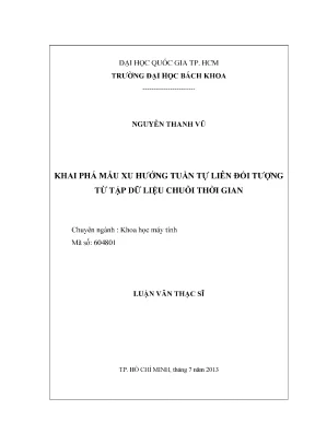 Khai Phá Xu Hướng Tuần Tự Trong Dữ Liệu Chuỗi Thời Gian