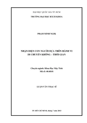 Nhận diện con người qua hành vi di chuyển không thời