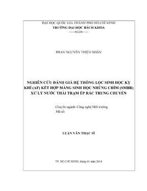Nghiên cứu hệ thống lọc sinh học kỵ khí và bể sinh học 