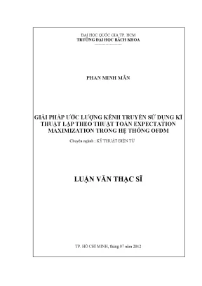 Giải Pháp Ước Lượng Kênh Truyền Trong Hệ Thống OFDM Sử