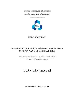 Luận Văn Thạc Sĩ: Nghiên Cứu Và Phát Triển Giải Thuật