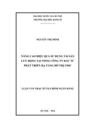 Luận Văn Thạc Sĩ: Nâng Cao Hiệu Quả Sử Dụng Tài Sản Lưu
